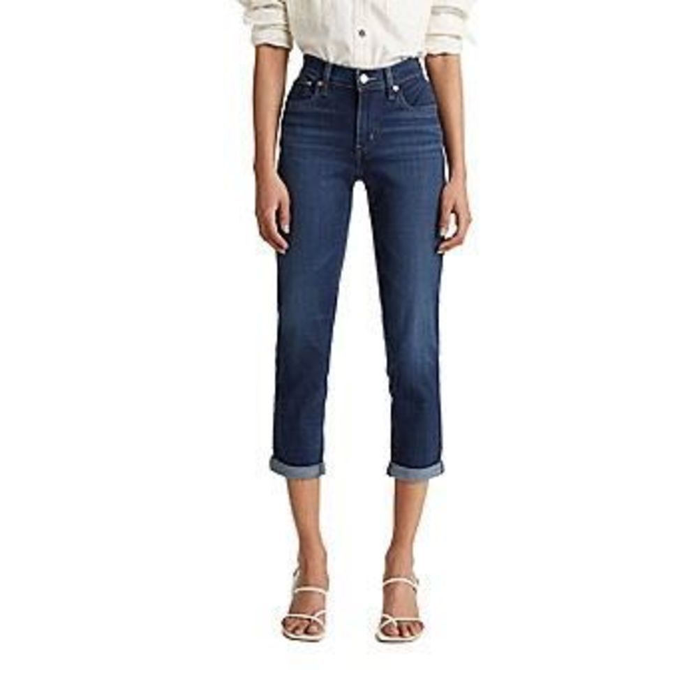 NWT Levi's Boyfriend jeans dark wash stretch size 27